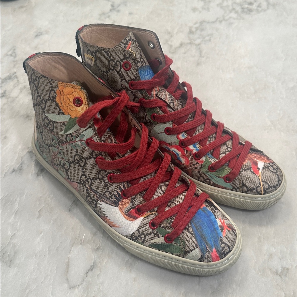 Gucci Bloom Multicolor High-Top Sneakers W8/M5